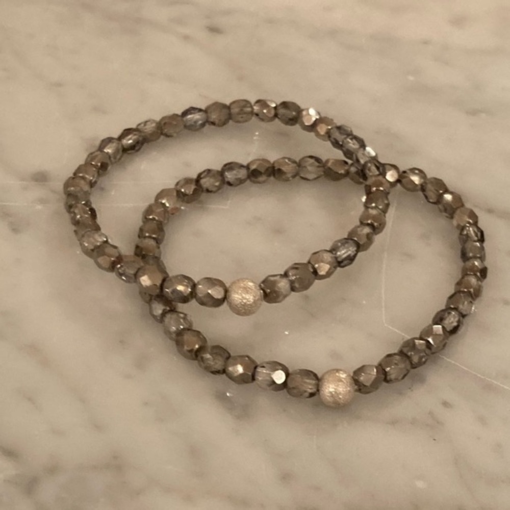 🔸NWT🔸 2 Czech Glass Beaded Bracelets